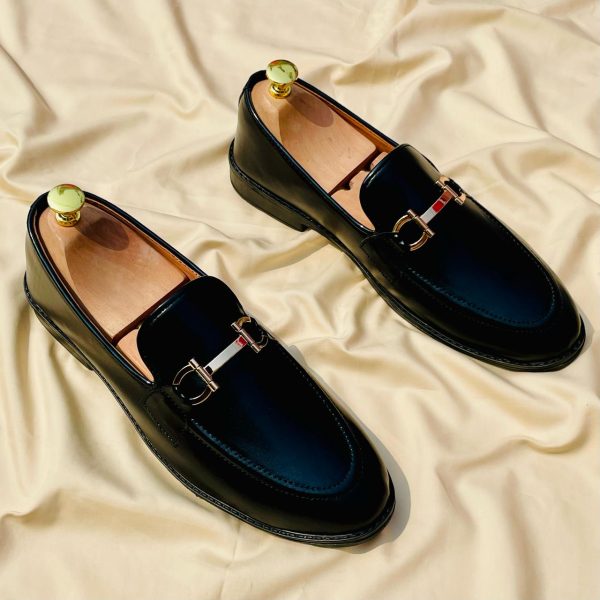 Elite Black Horsebit Loafers - Image 5