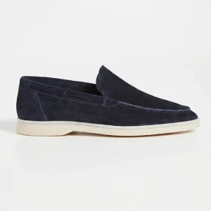Navy Yacht Loafers