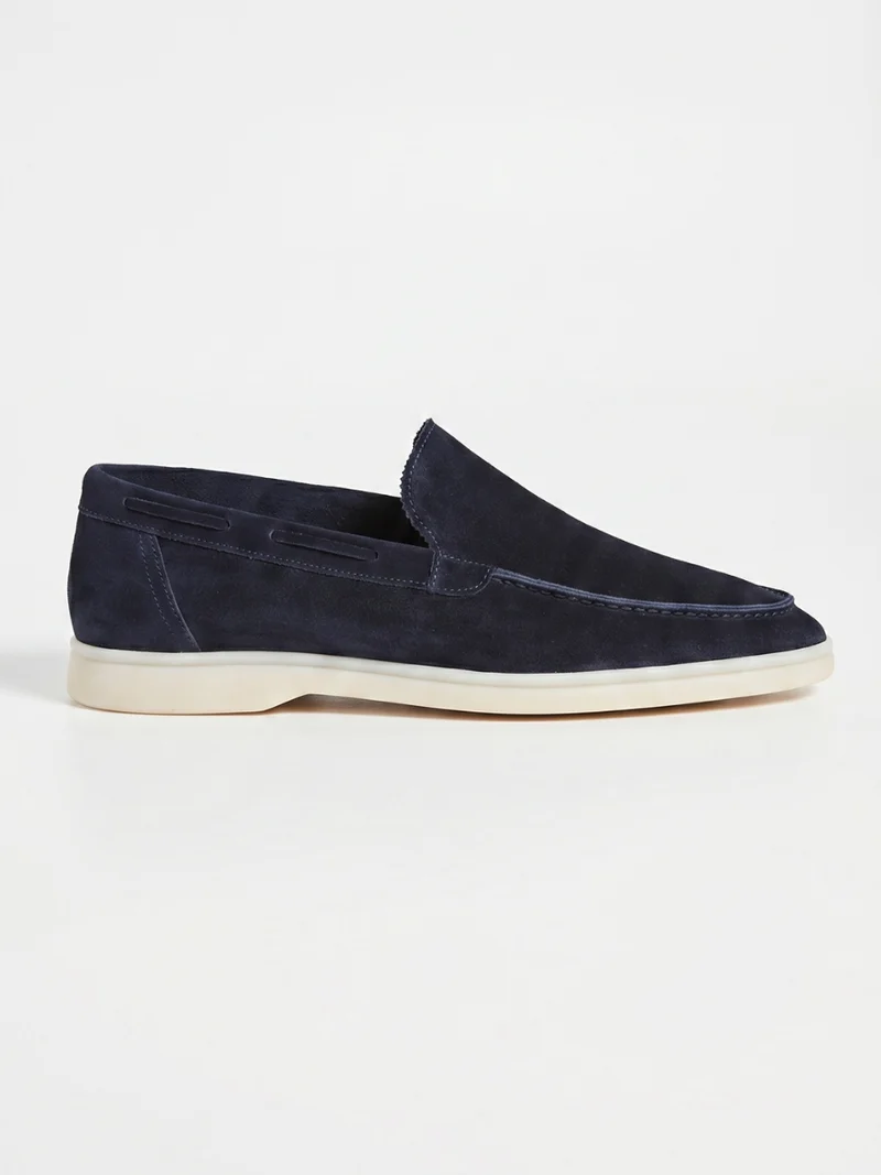 Navy Yacht Loafers